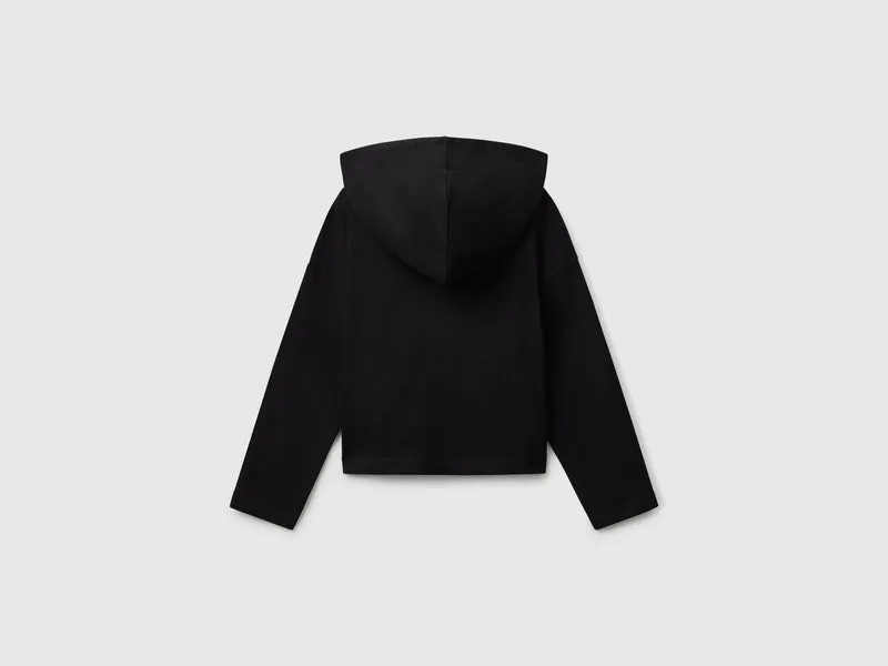 Kapuzenjacke mit Reißverschluss