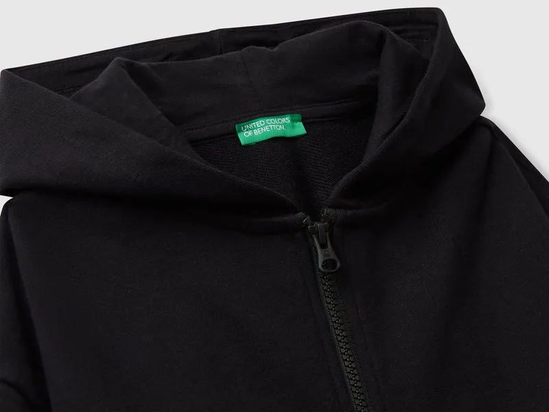 Kapuzenjacke mit Reißverschluss