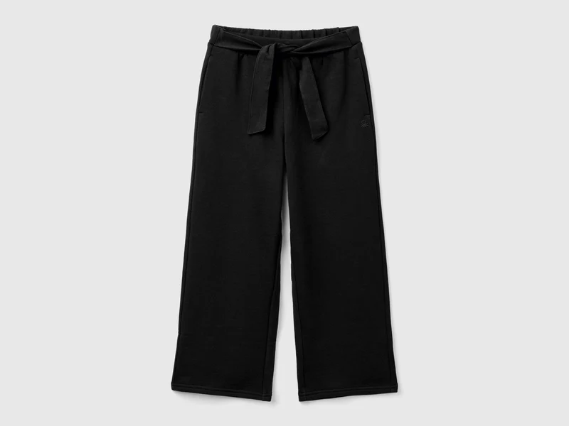 Sweatstoffhose mit Schärpe