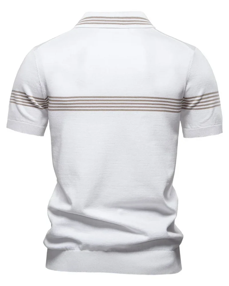Polo Shirt with Stripes