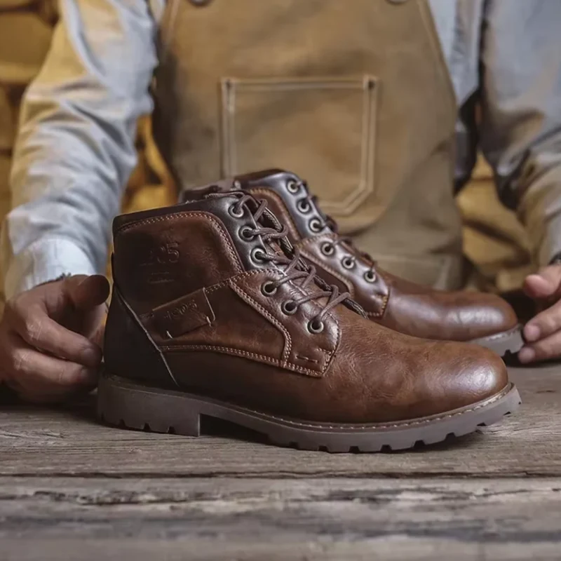 Bayard Vintage Leather Boots