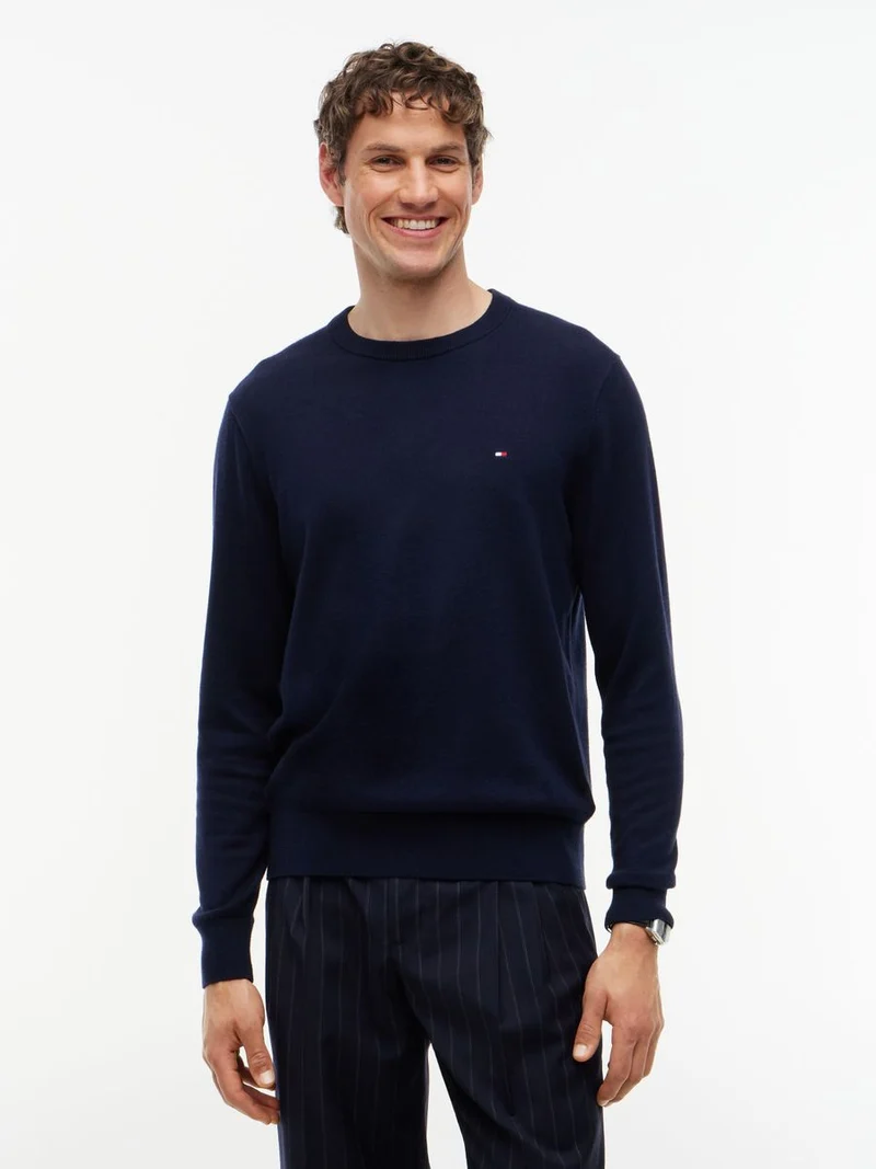 PIMA ORG CTN CASHMERE CREW NECK