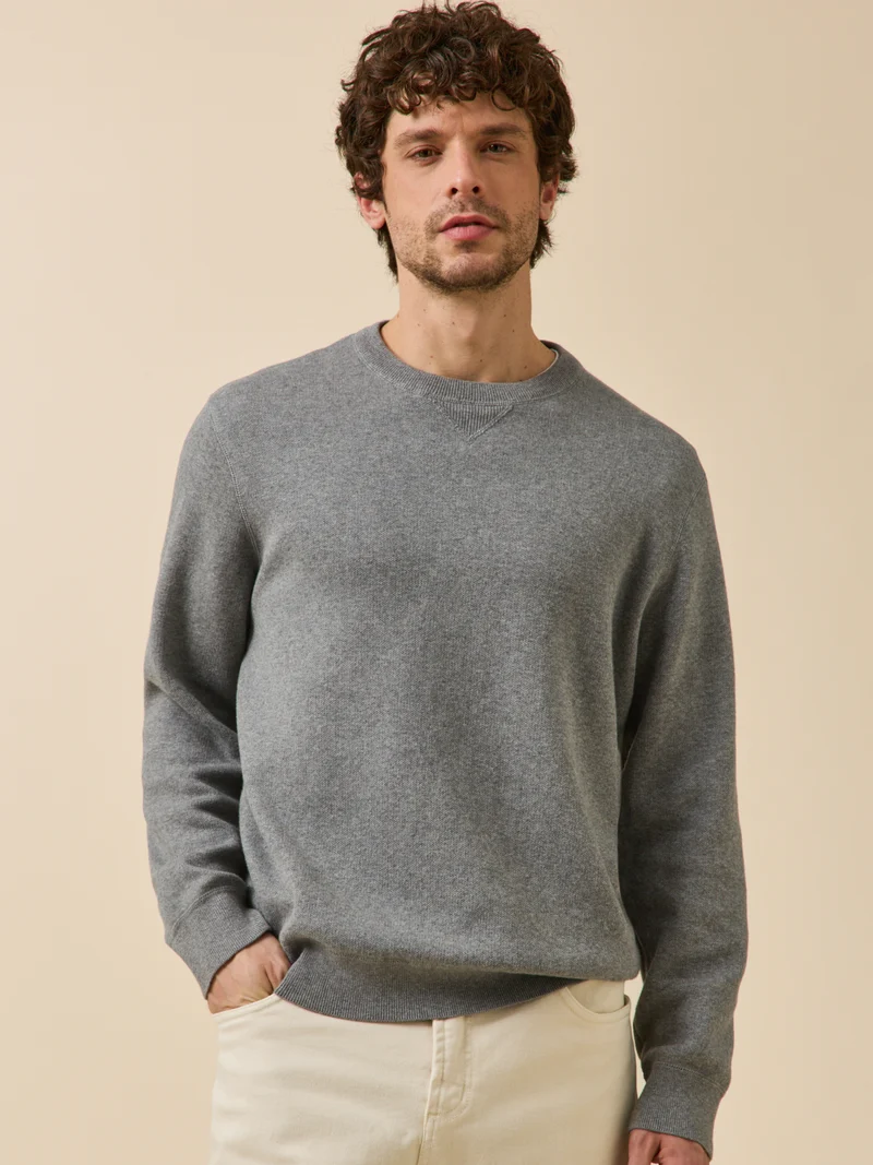 Herrenpullover aus Baumwolle und Cashmere