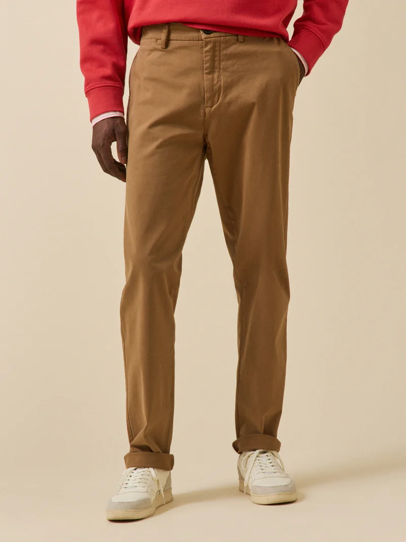 Herren-Chinohose aus Gabardine