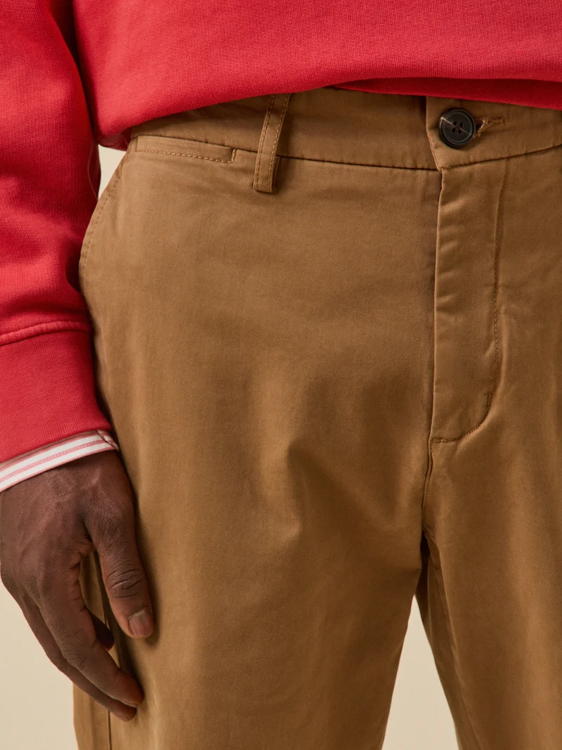 Herren-Chinohose aus Gabardine