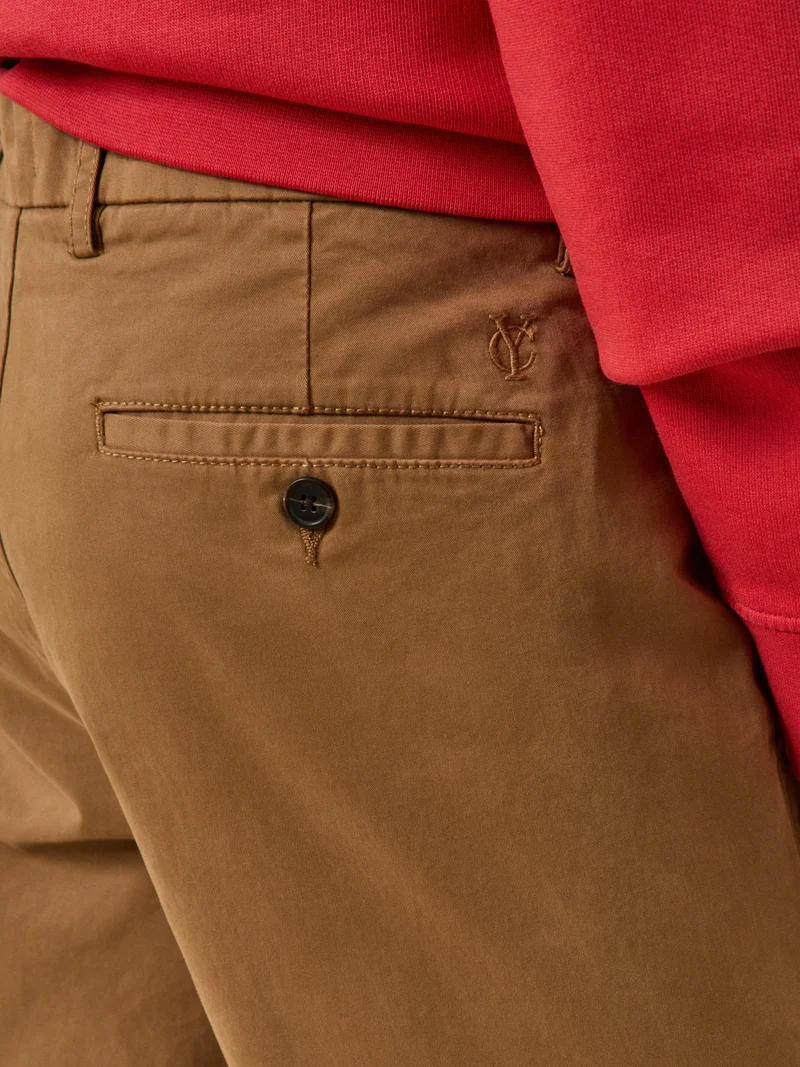 Herren-Chinohose aus Gabardine