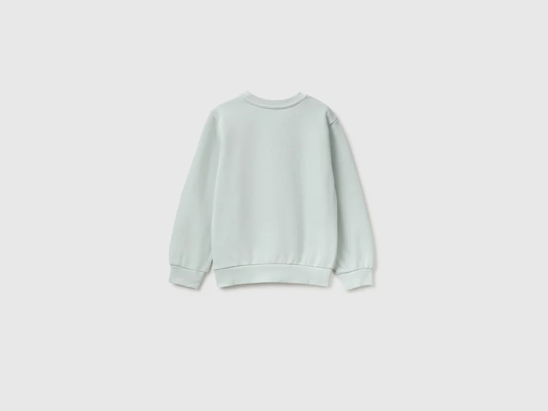 Rundhals-Sweatshirt mit Stickerei