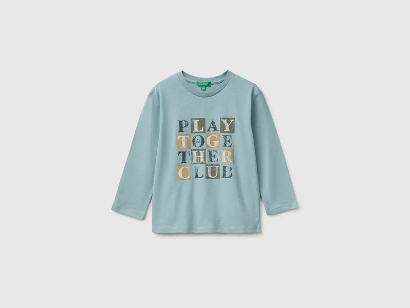 T-Shirt aus 100% Bio-Baumwolle mit Aufdruck