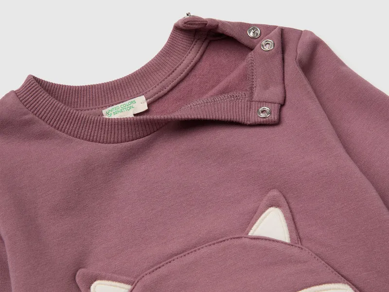 Sweatshirt mit Tiertasche