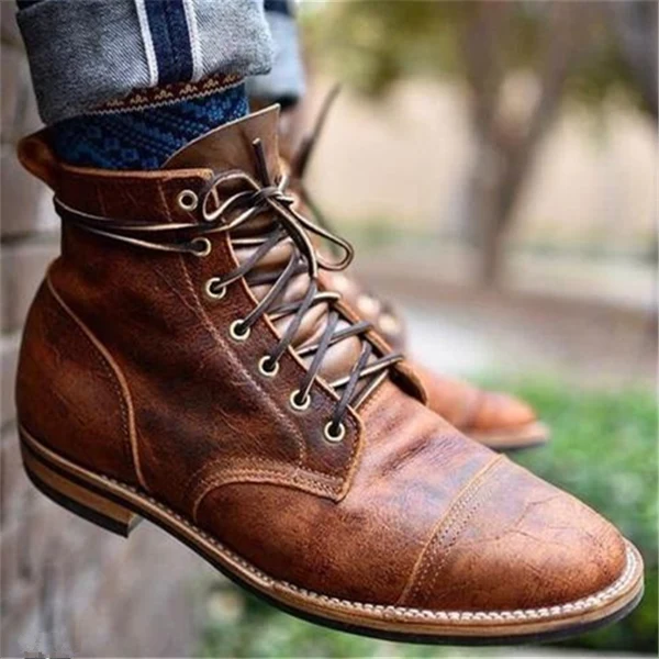 Silas Leather Boots