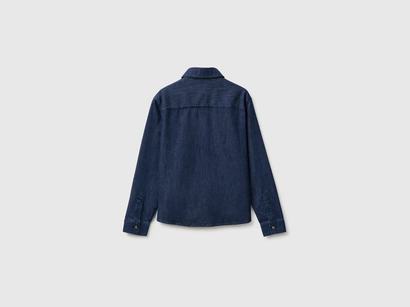 Schmal geschnittenes Jeanshemd