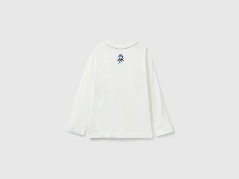 T-Shirt mit Tasche aus Bio-Baumwolle