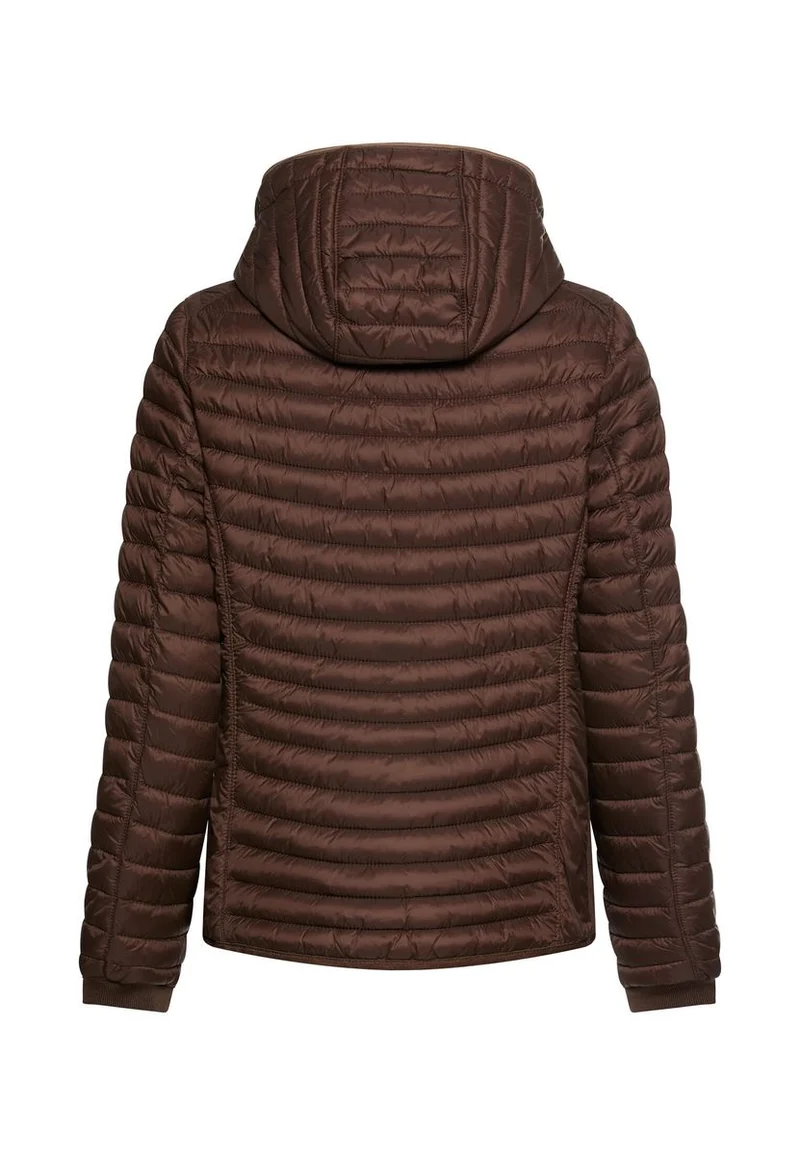 Winddichte Jacke mit seitlichem Strick-Einsatz