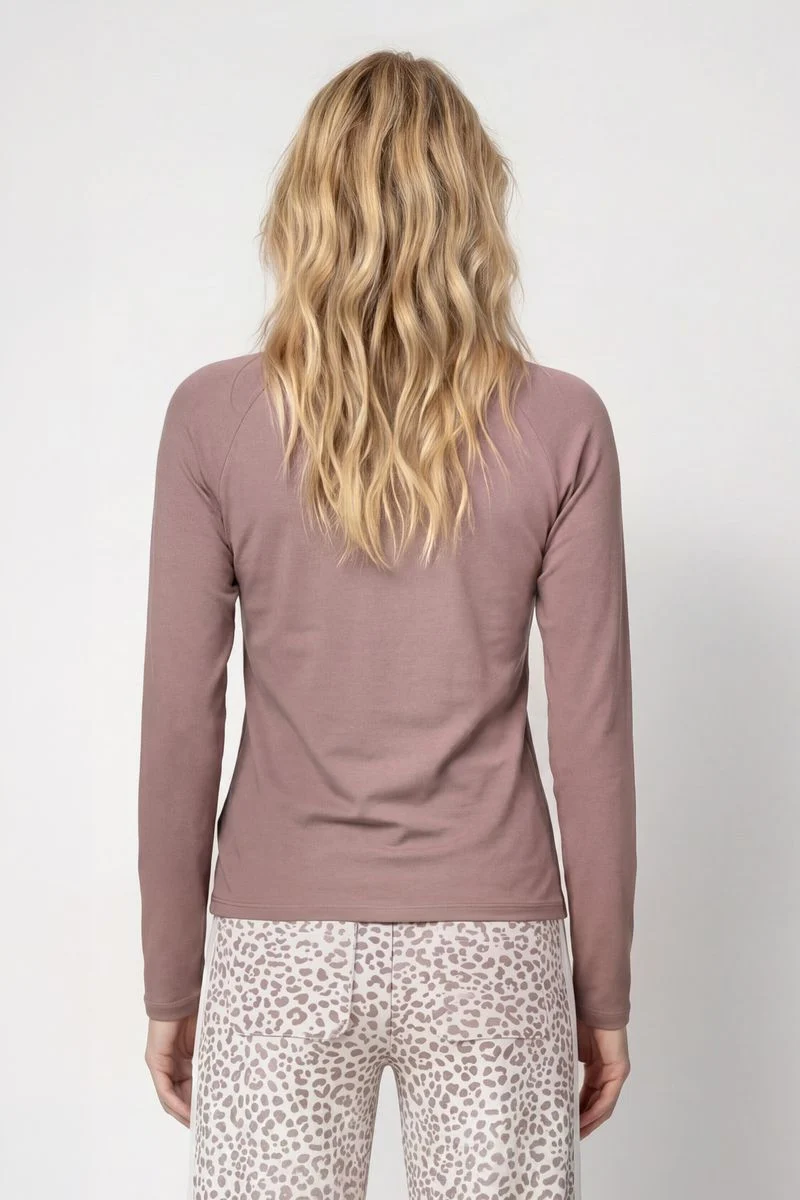 Basic-Langarmshirt
