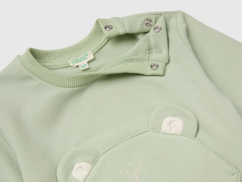 Sweatshirt mit Tiertasche