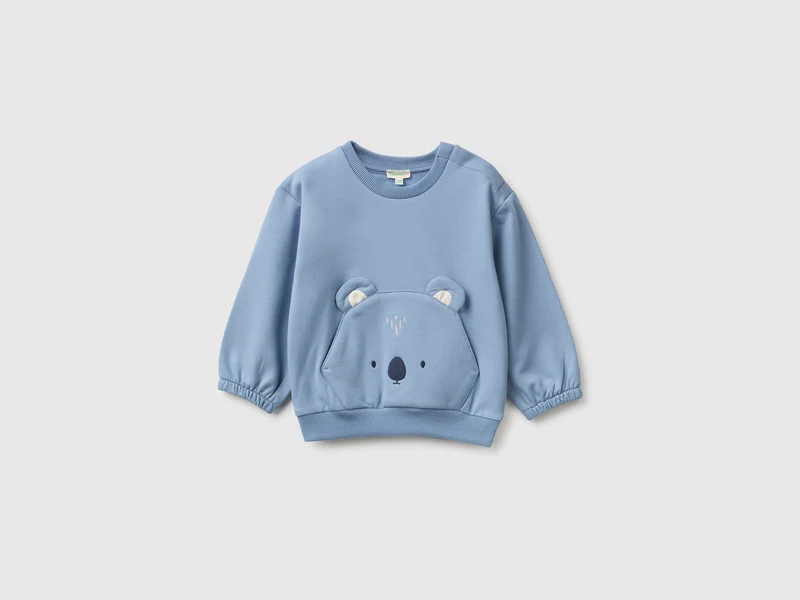 Sweatshirt mit Tiertasche