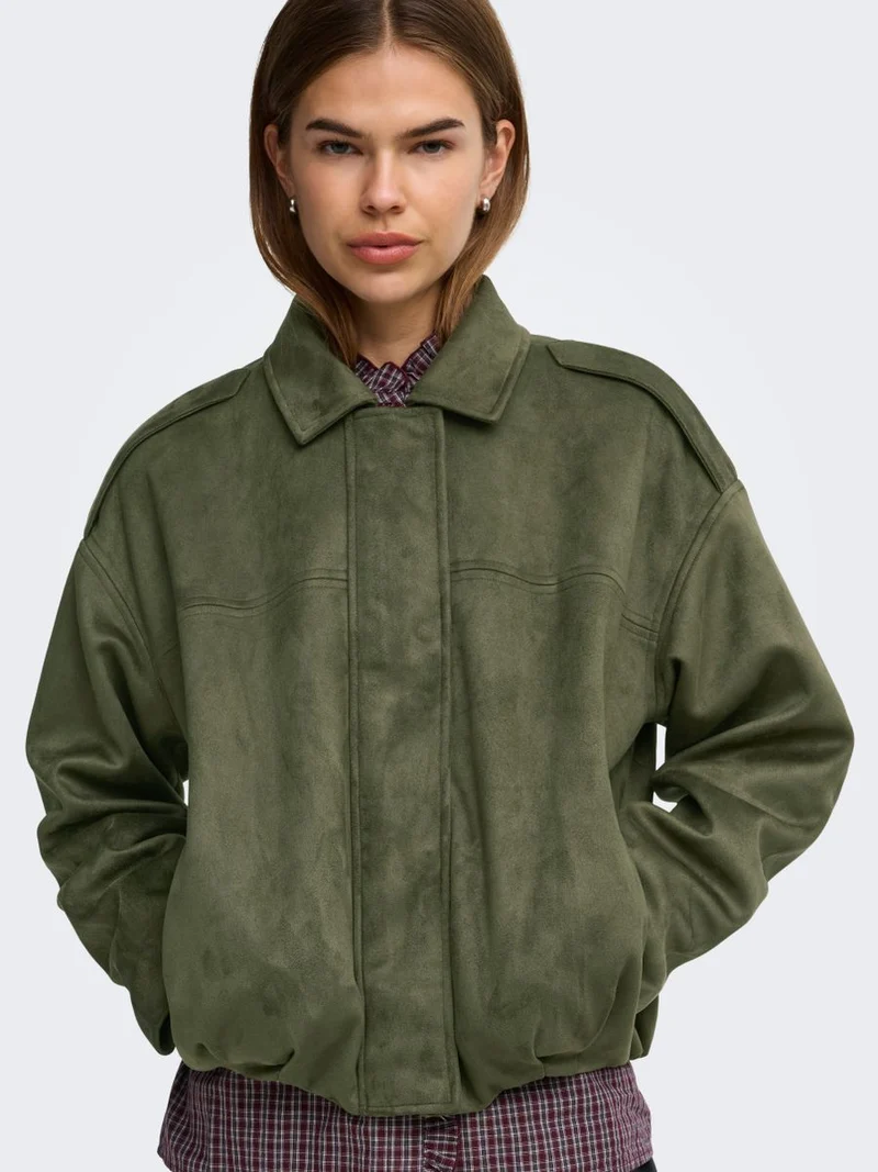 ONLAMBER FAUX SUEDE JACKET OTW