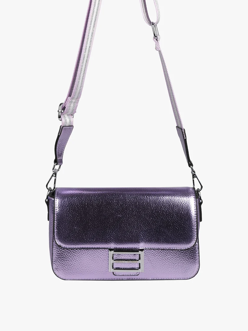 Borsa mini a tracolla da donna - lilla