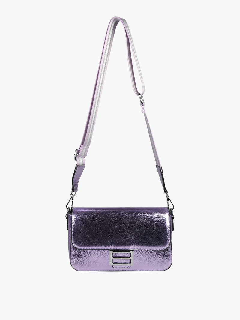 Borsa mini a tracolla da donna - lilla