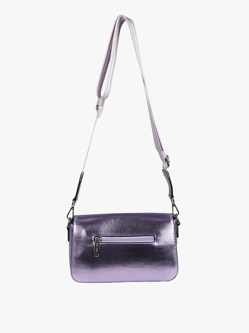 Borsa mini a tracolla da donna - lilla
