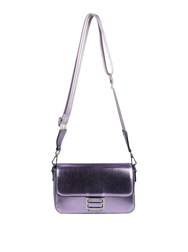 Borsa mini a tracolla da donna - lilla