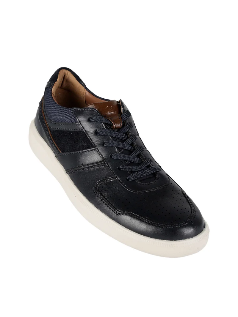 Cambro Race Sneakers in pelle uomo - blu scuro