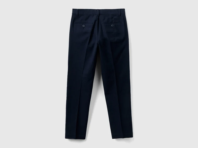 Slim-Fit Hose aus Flanell