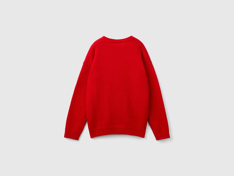 Cardigan mit Rundhalsausschnitt und Strasslogo
