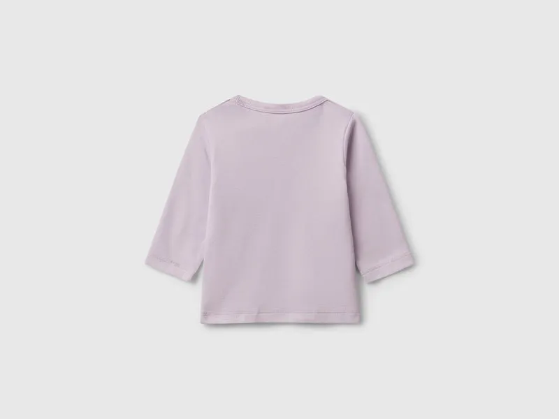Baumwoll-T-Shirt mit Aufdruck