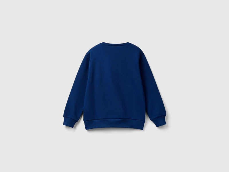 Rundhals-Sweater mit Print