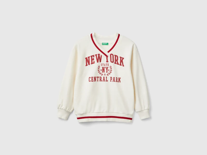 Sweater mit V-Ausschnitt