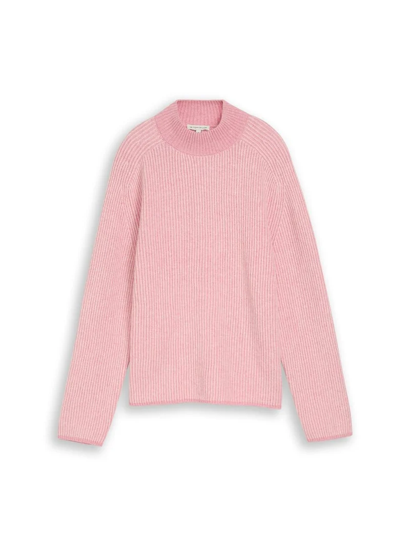 Loose Fit Strickpullover mit Wollanteil