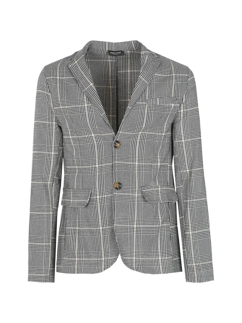 Blazer casual da uomo - grigio