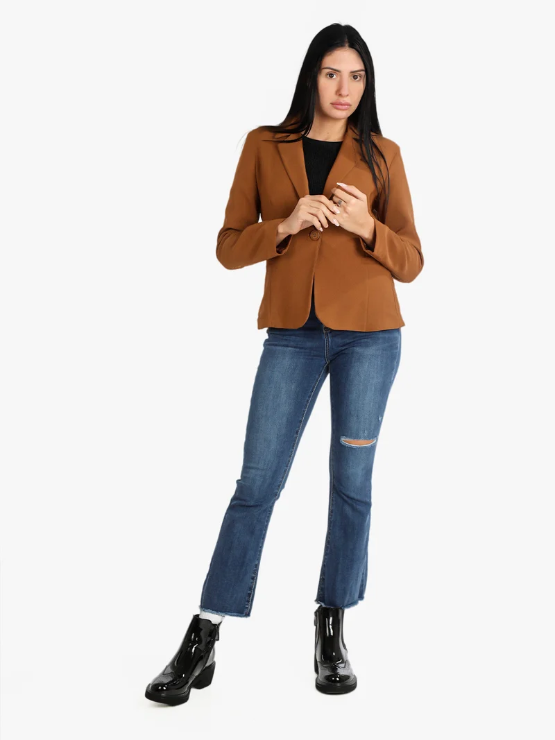 Blazer donna - marrone