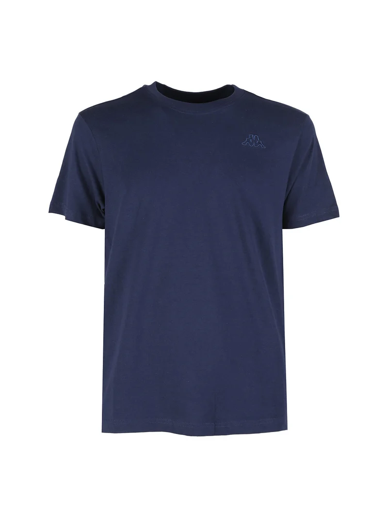 T-shirt uomo slim fit in cotone - blu scuro
