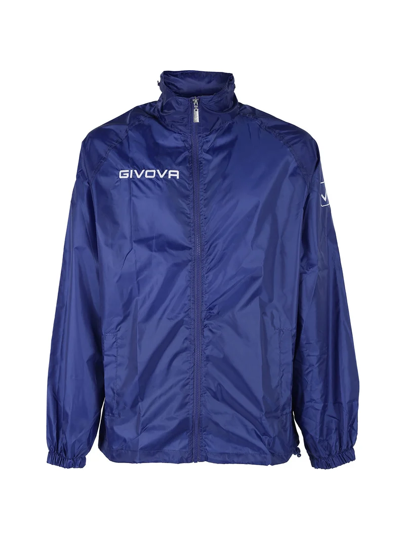 Giacca a vento da uomo con zip - blu