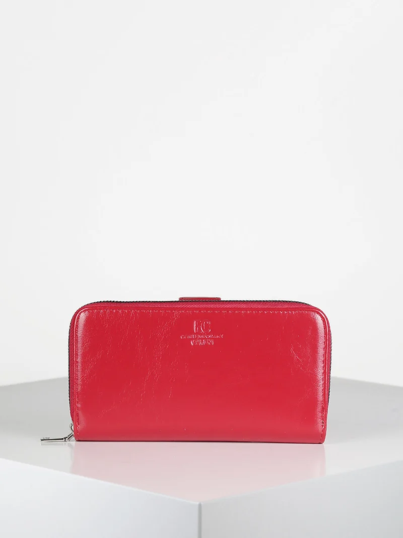 Portafoglio donna rettangolare - rosso