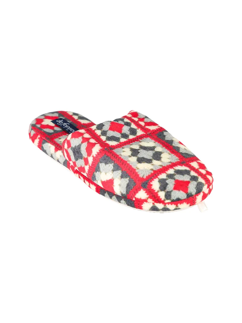 Pantofole invernali da donna - rosso