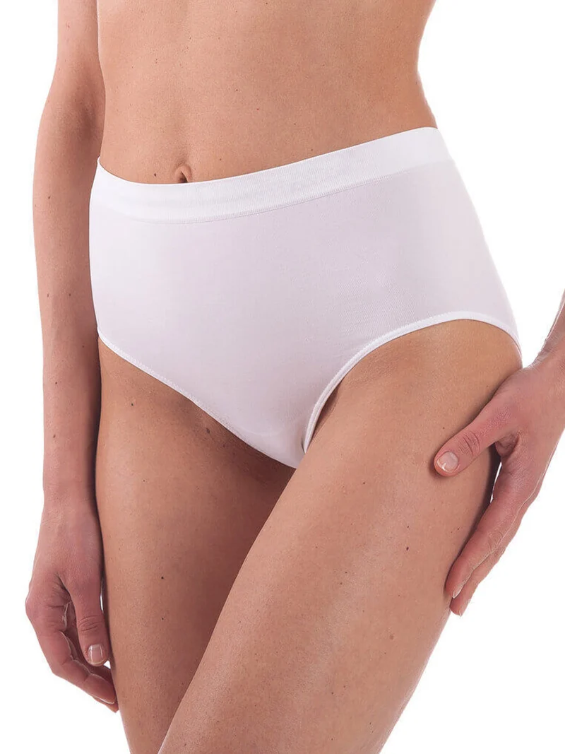 Culotte donna in microfibra - bianco