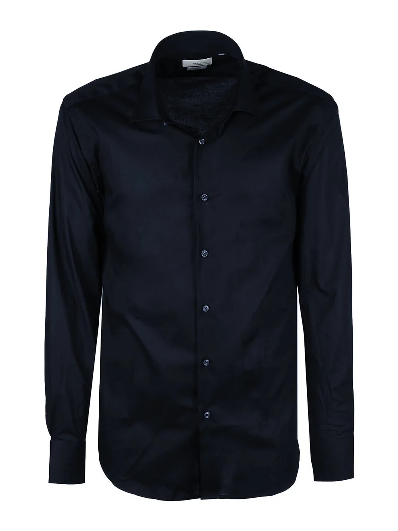 Camicia da uomo regular fit - blu scuro