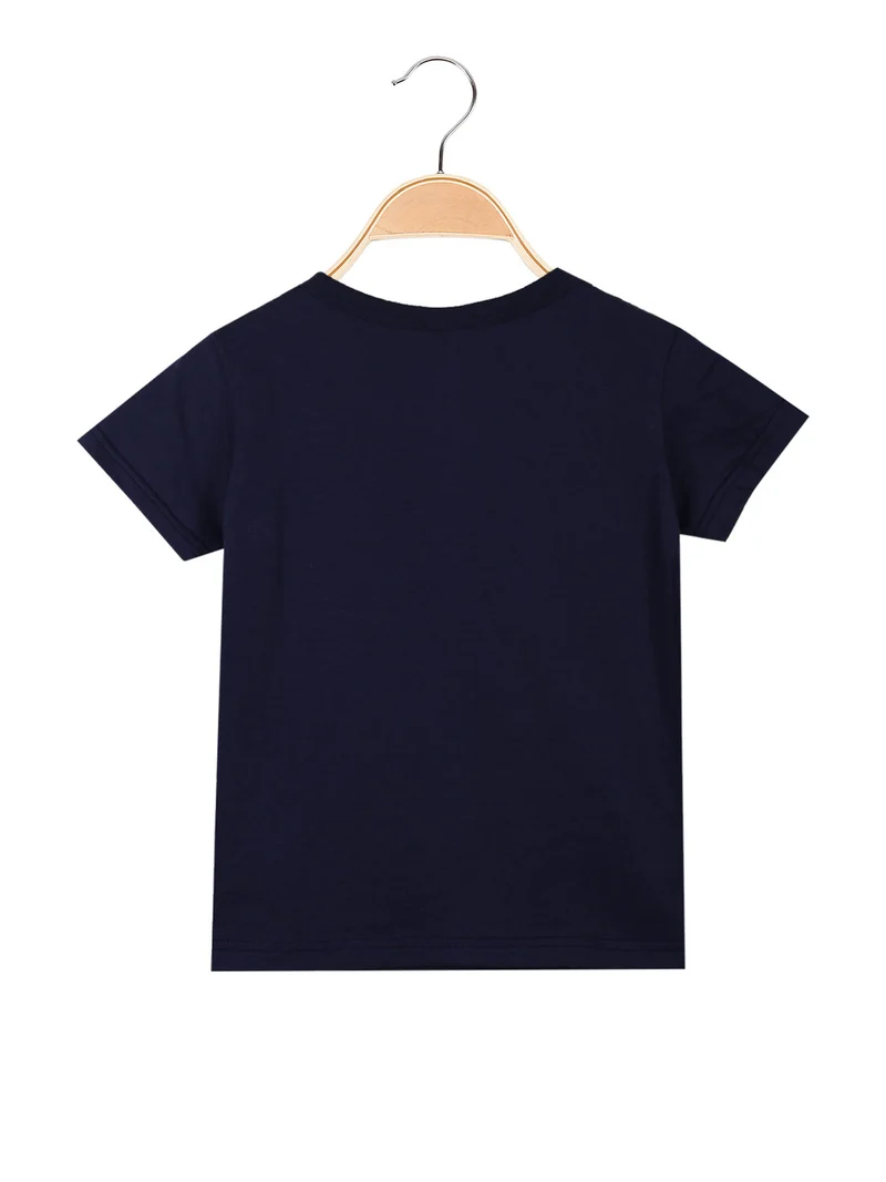 Cinderella t-shirt bambina con stampa disegno - blu scuro