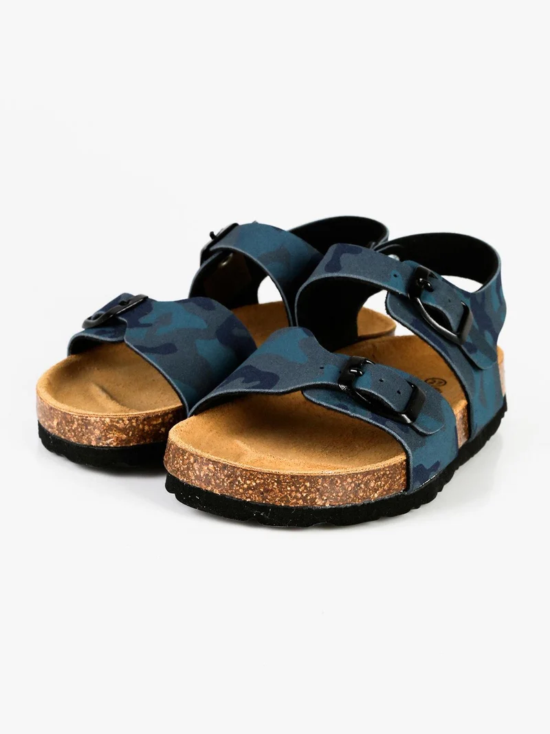 Sandali bambino con fibbie - blu
