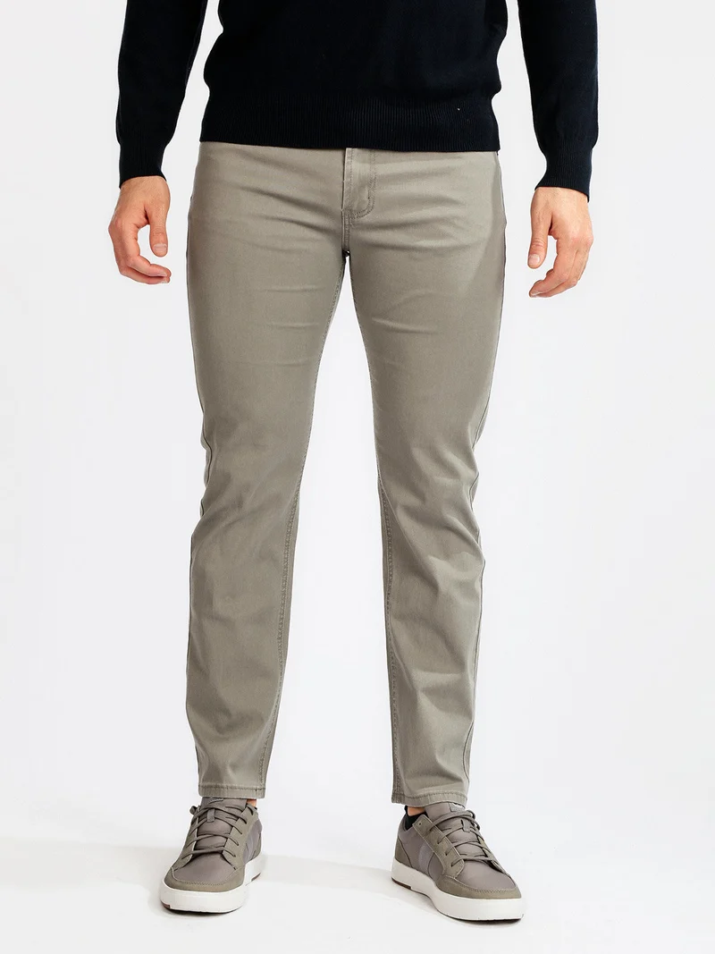 Pantaloni uomo in cotone taglie grandi - fango