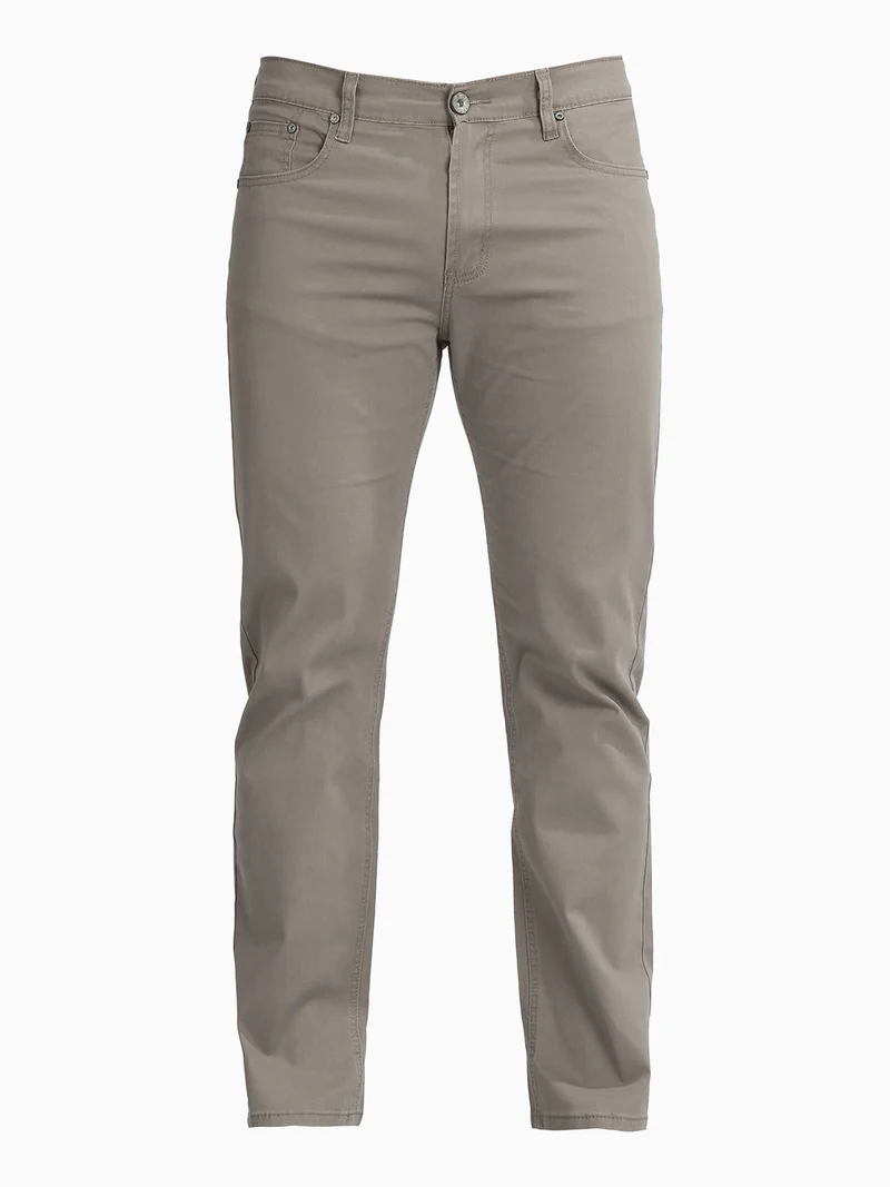 Pantaloni uomo in cotone taglie grandi - fango