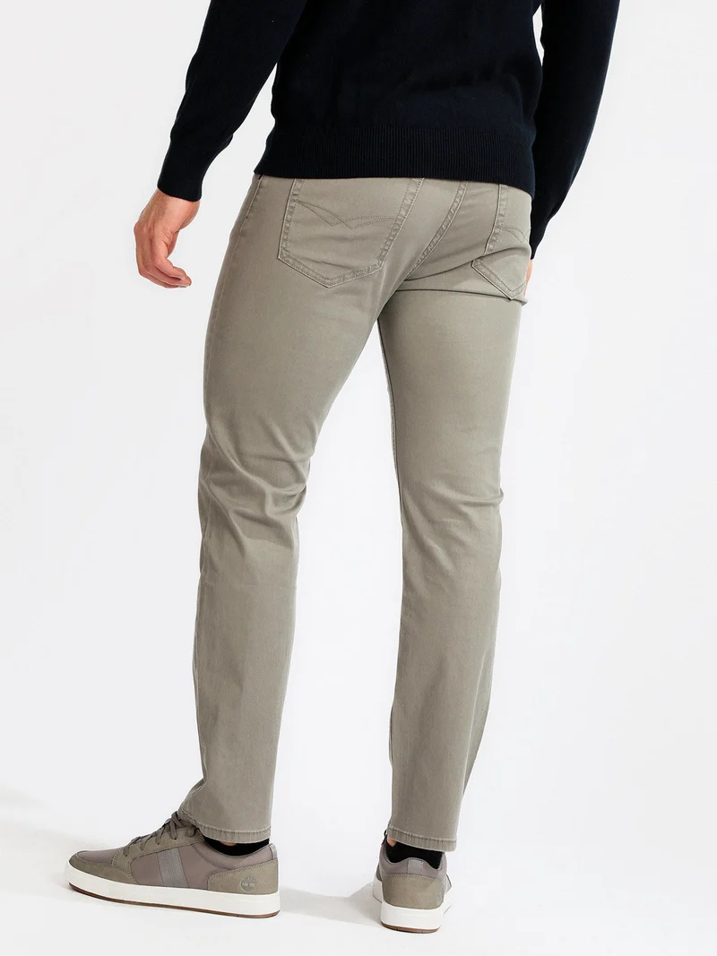 Pantaloni uomo in cotone taglie grandi - fango
