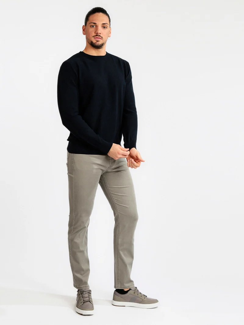 Pantaloni uomo in cotone taglie grandi - fango