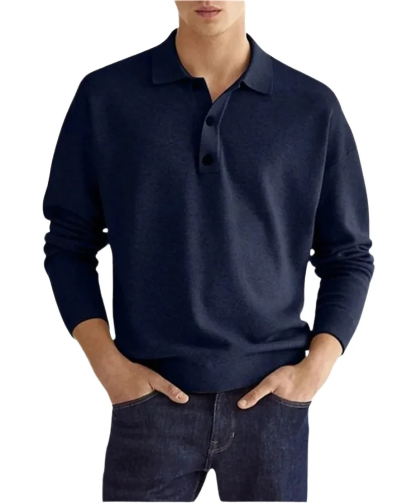 Elegant Polo Sweater