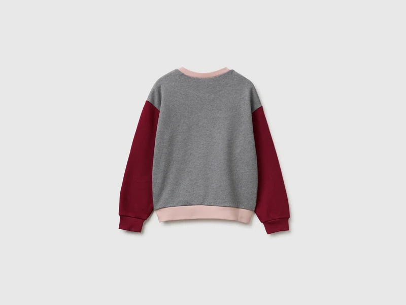 Sweatshirt mit glitzerndem Logo-Print