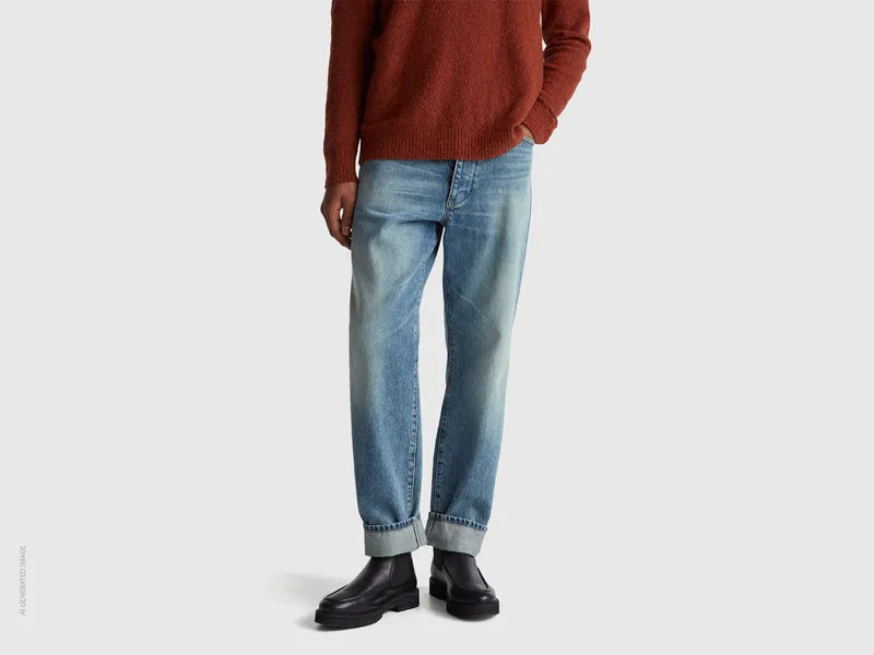 Jeans mit entspannter Passform