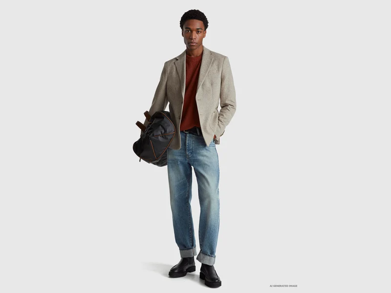 Jeans mit entspannter Passform